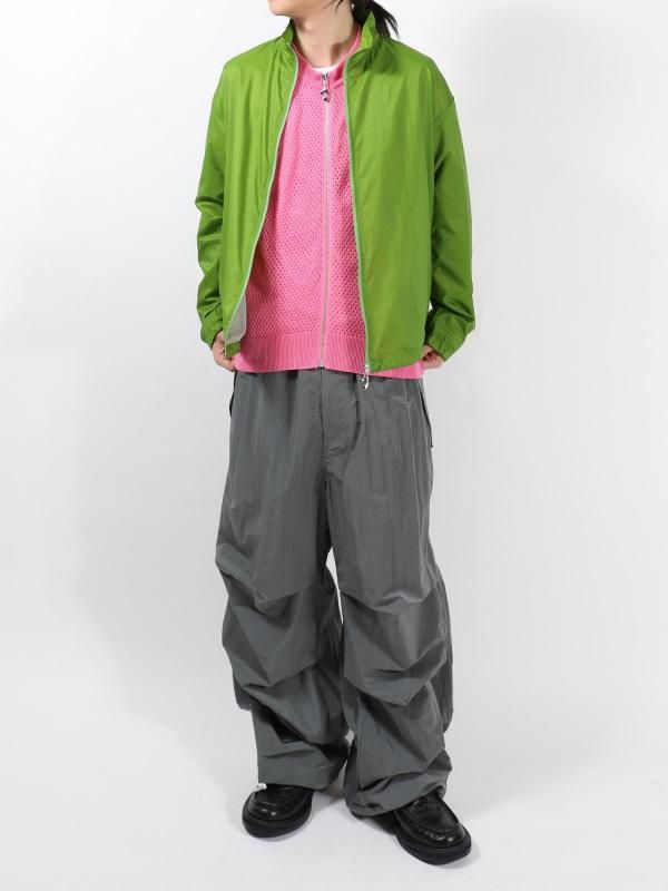 NYLON STAND ZIP SHIRT