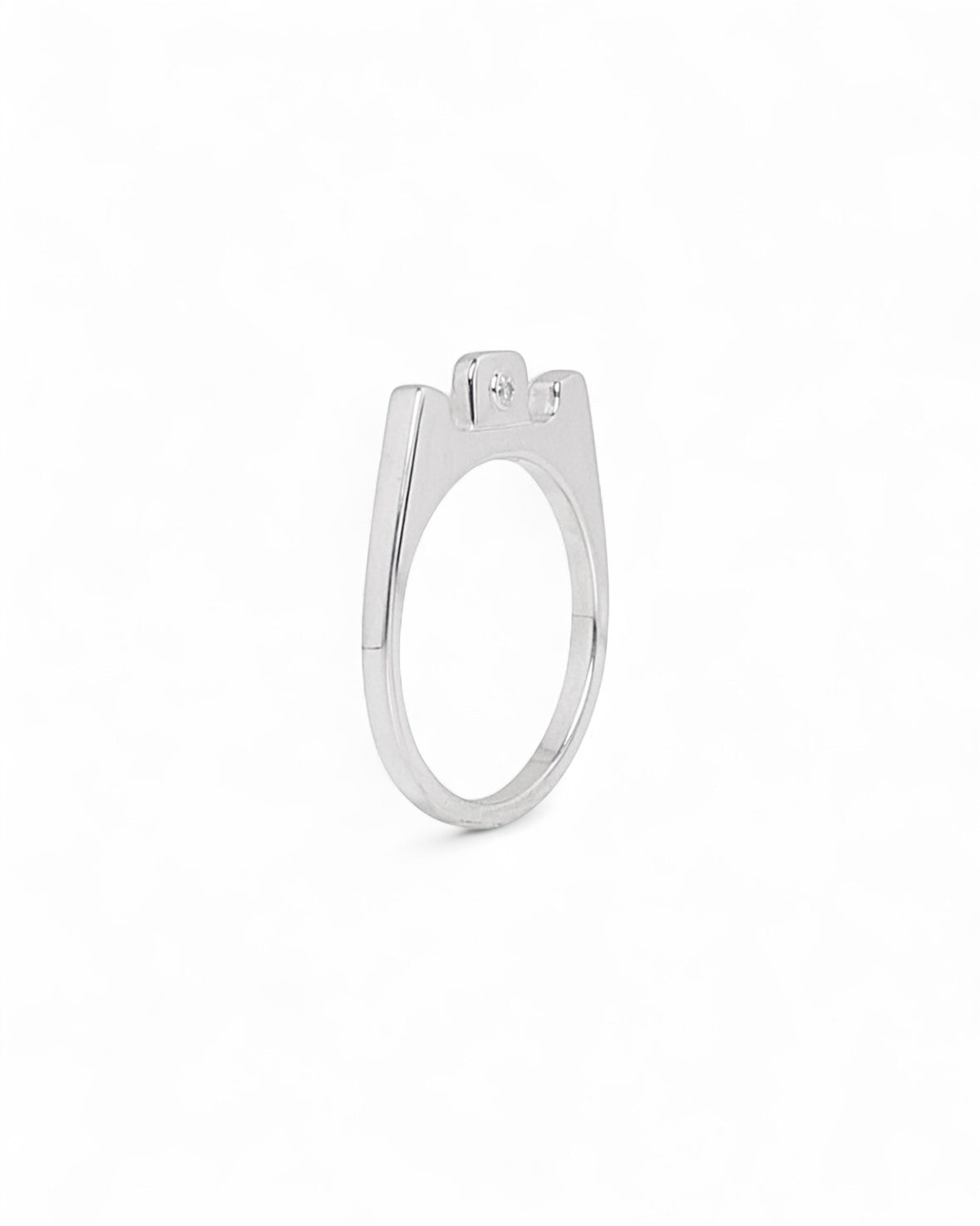 JIEDA×ephemeral pull tab ring (with daiamond)