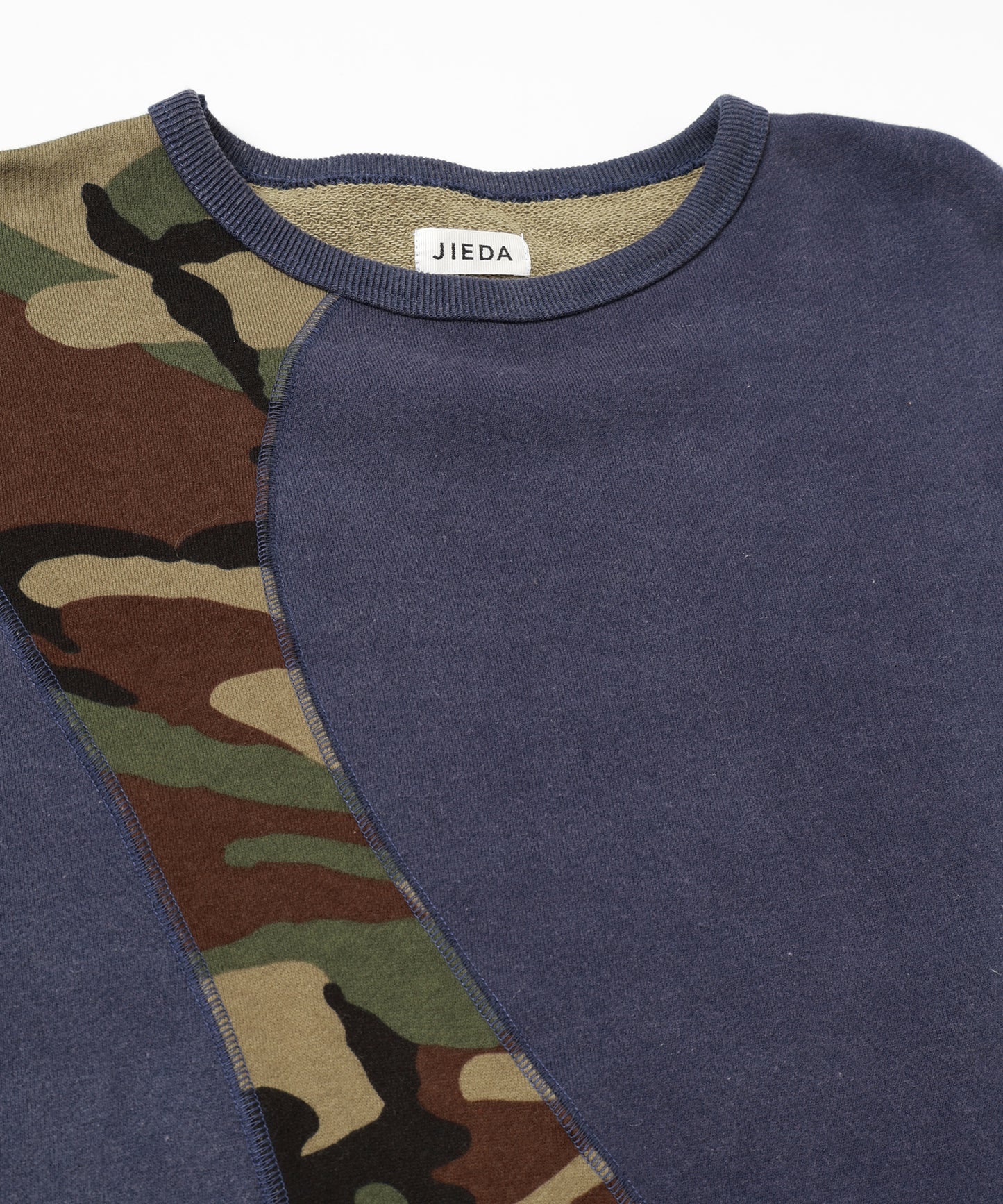 SWITCHING STITCH SWEAT CREW