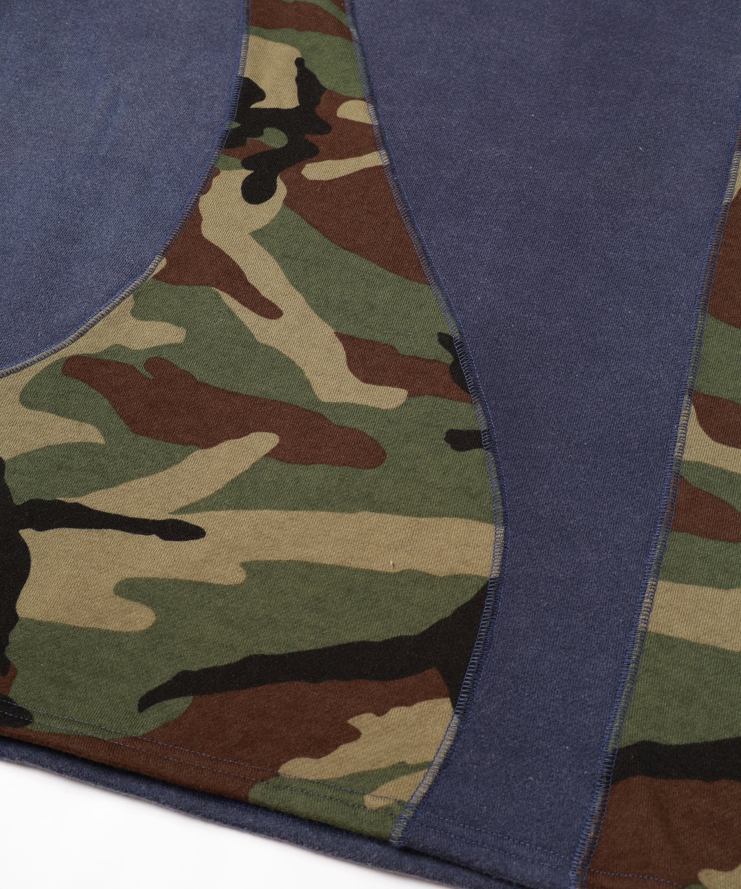 SWITCHING STITCH SWEAT CREW