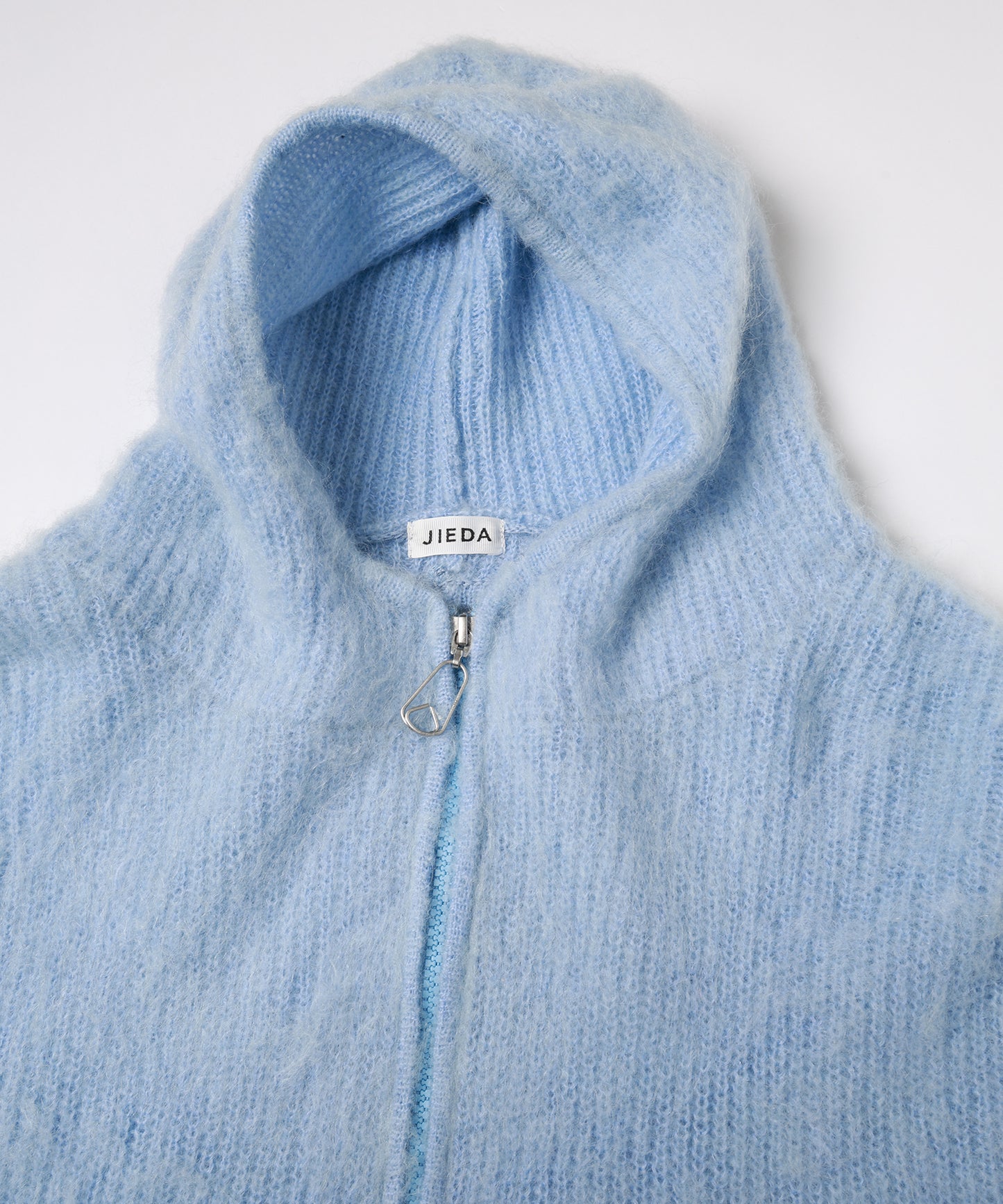 MOHAIR ZIP HOODIE