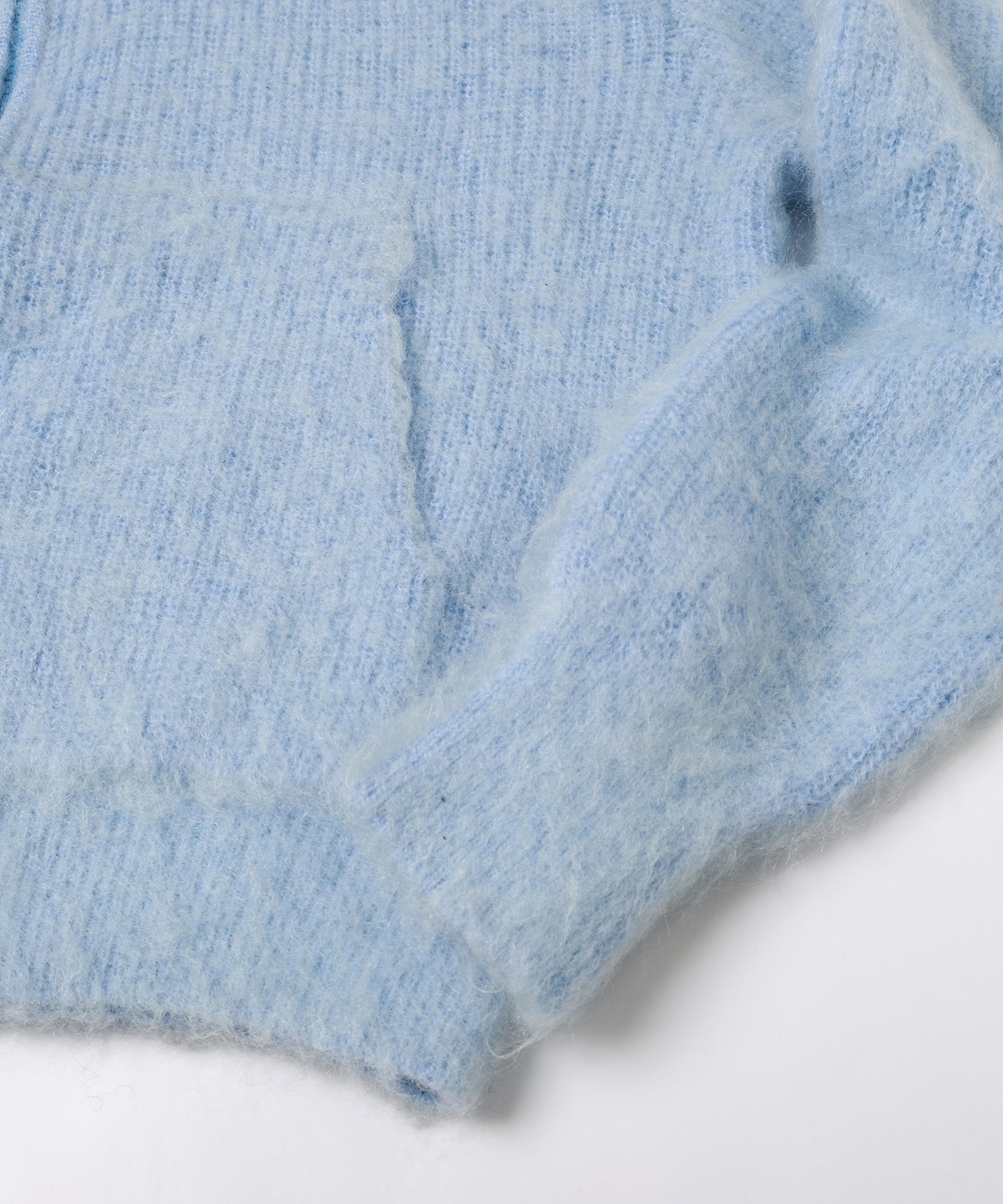 MOHAIR ZIP HOODIE