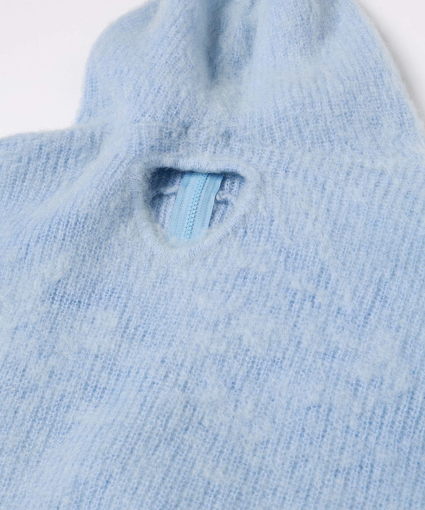 MOHAIR ZIP HOODIE