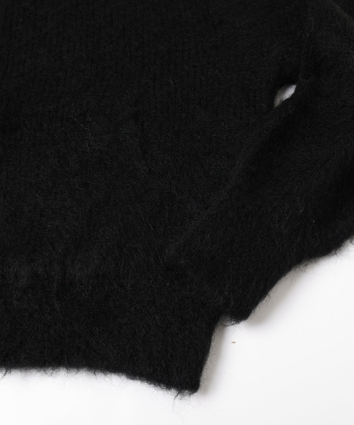 MOHAIR ZIP HOODIE