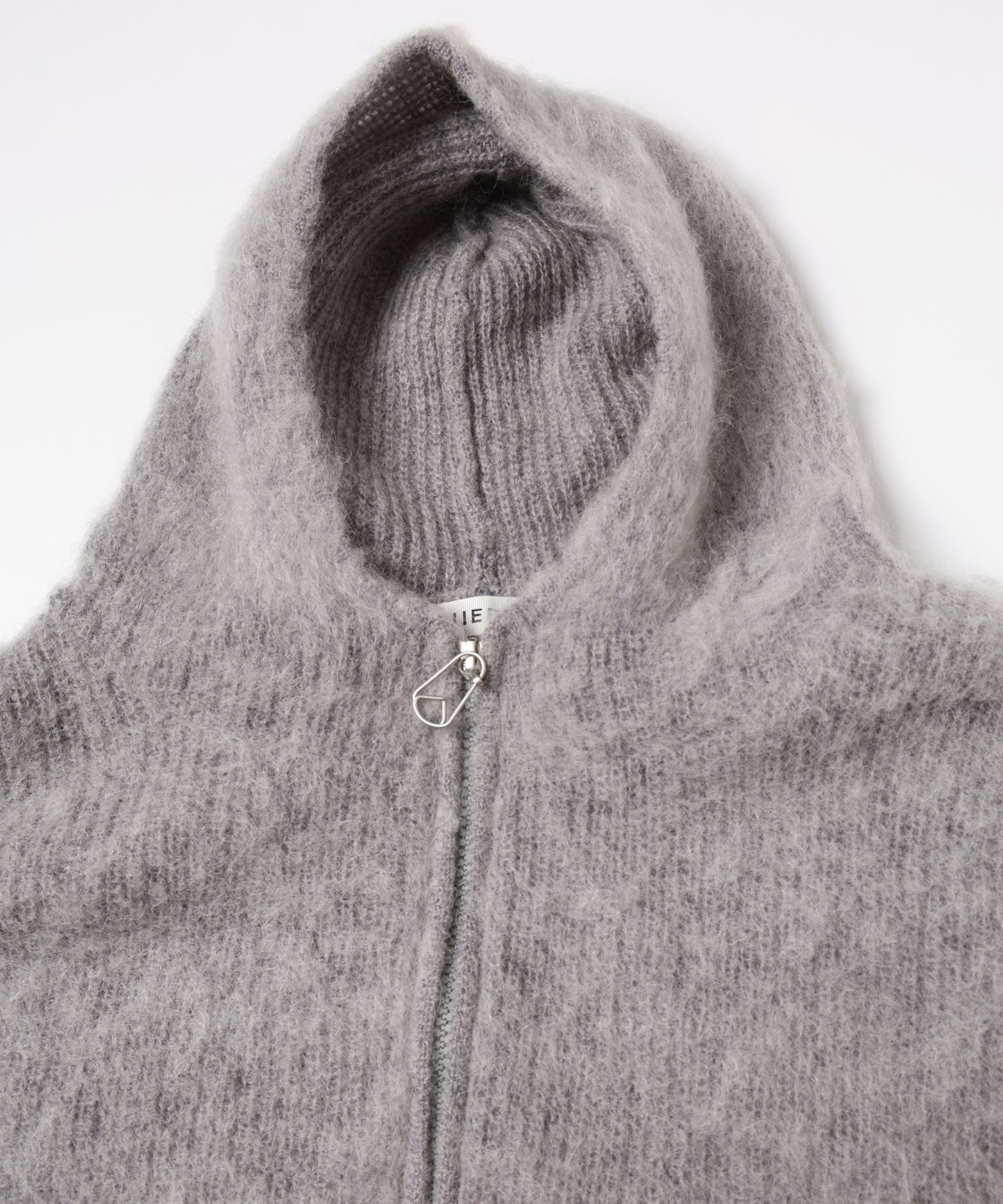 MOHAIR ZIP HOODIE