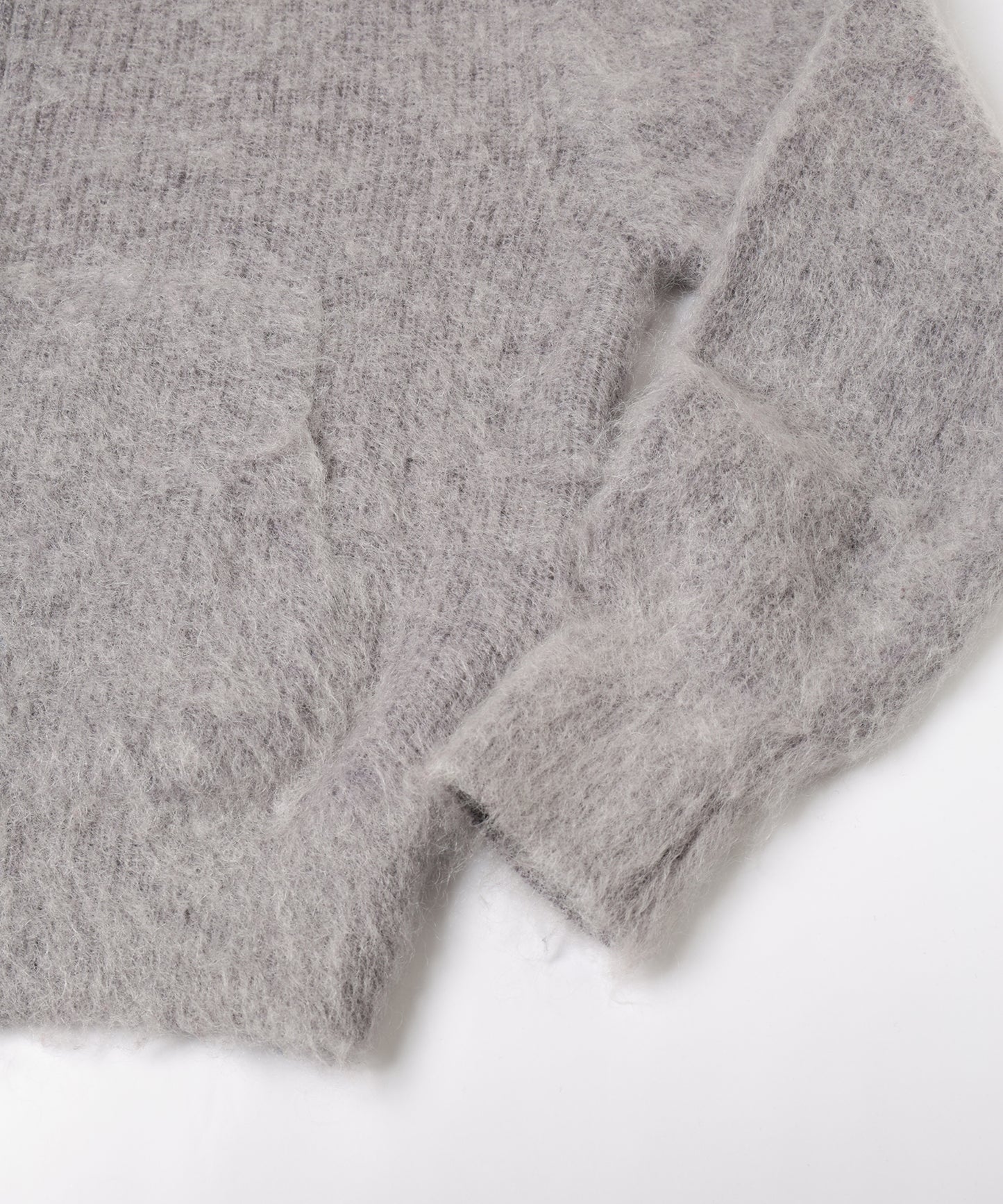 MOHAIR ZIP HOODIE