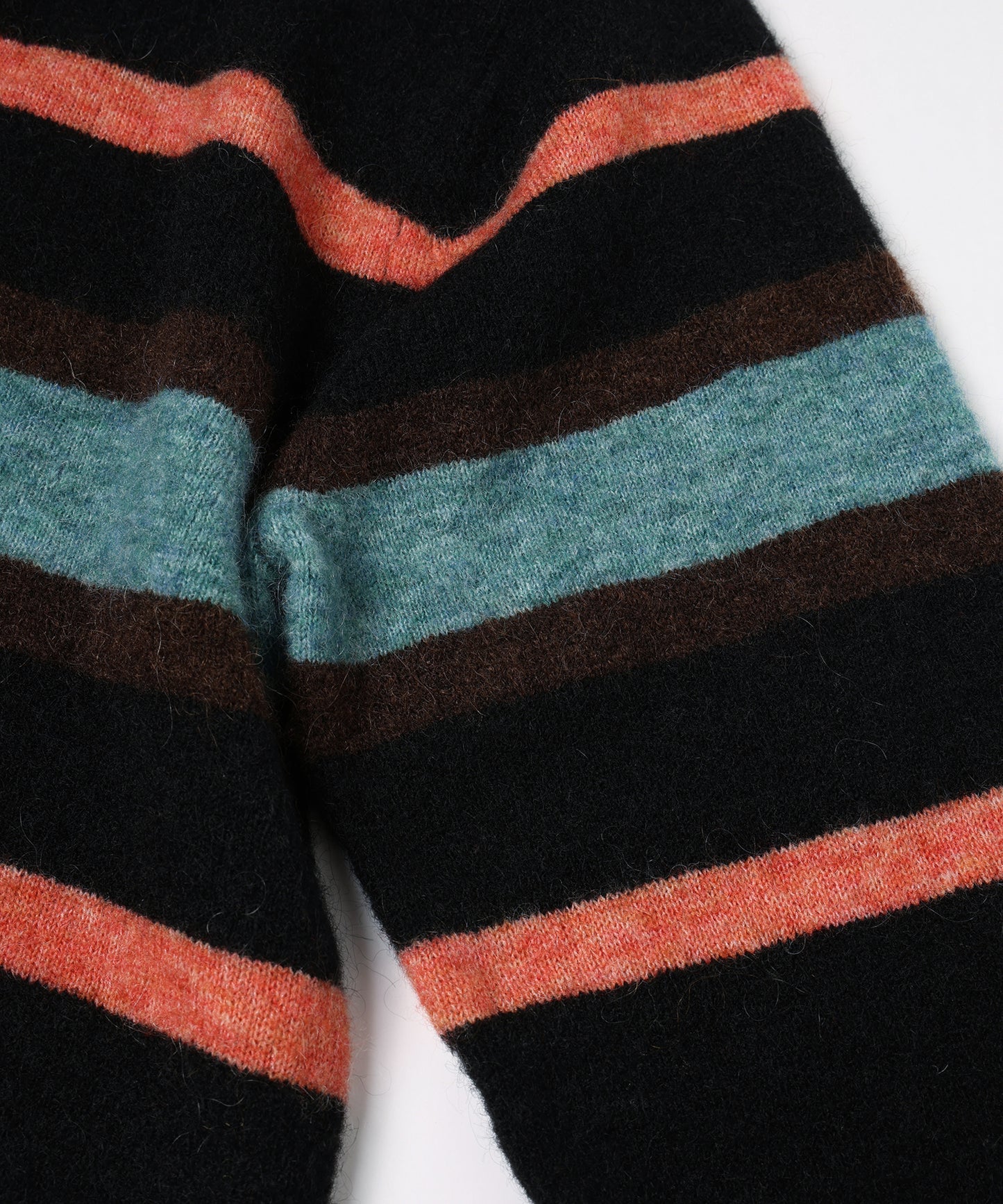 JIEDA STRIPED KNIT POLO