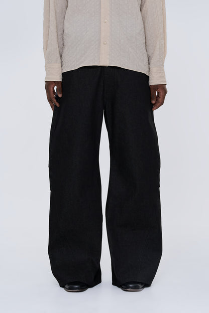 VOTIS　Knee Tuck Flare Denim
