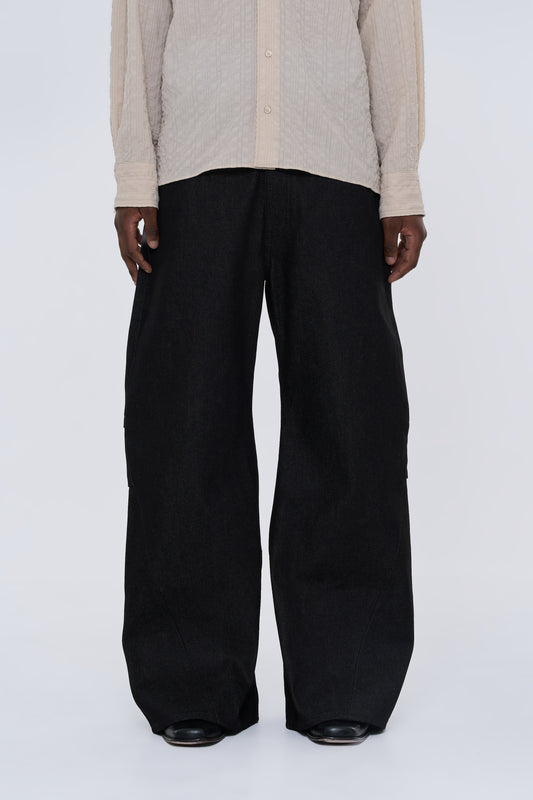 VOTIS　Knee Tuck Flare Denim