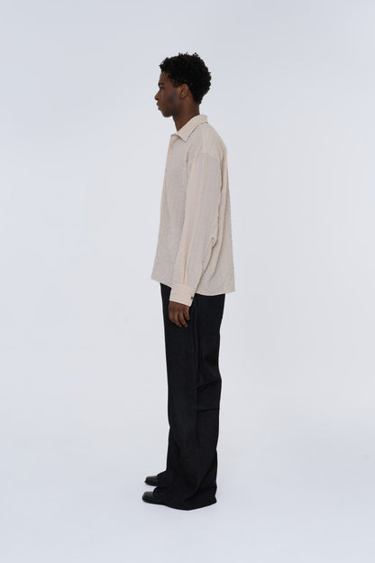 VOTIS　Knee Tuck Flare Denim