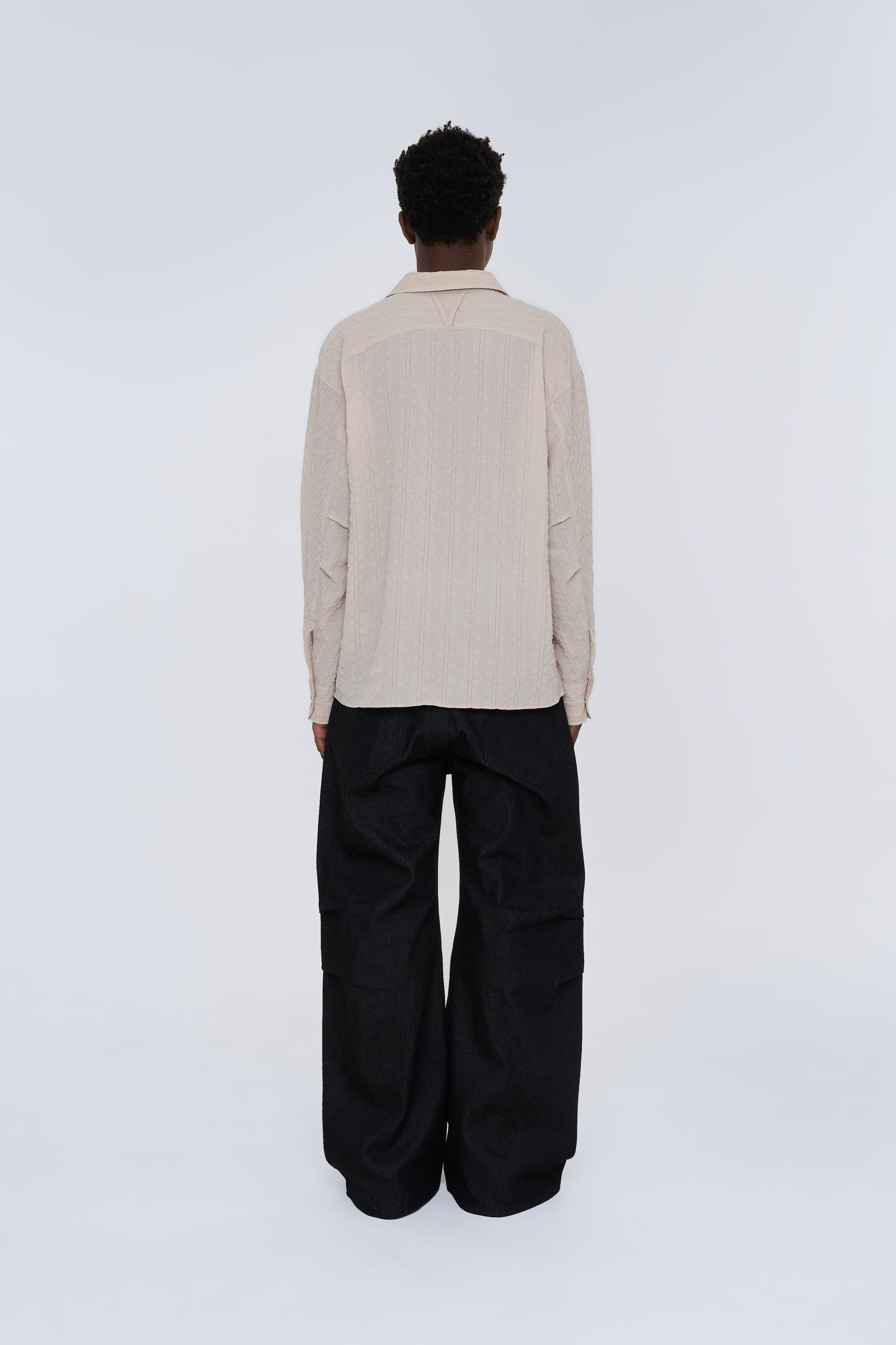 VOTIS　Knee Tuck Flare Denim