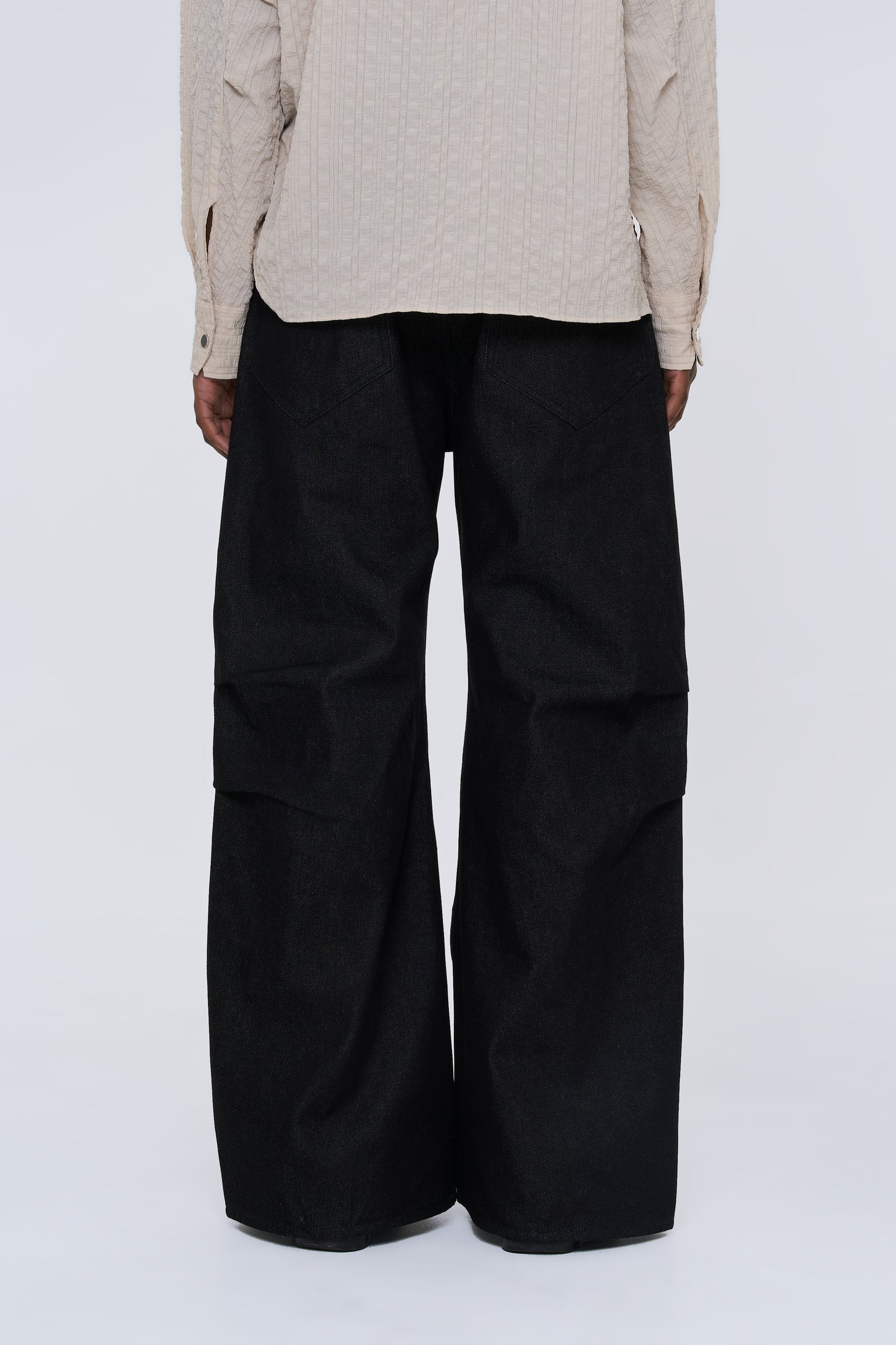 VOTIS　Knee Tuck Flare Denim