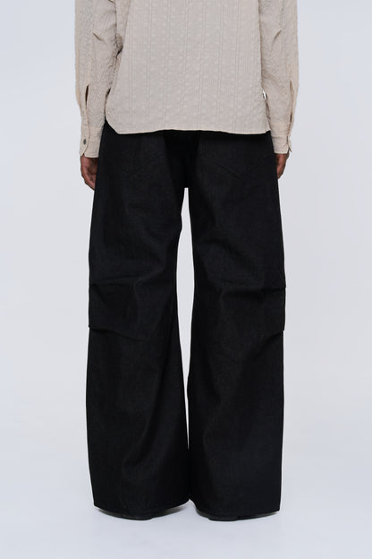 VOTIS　Knee Tuck Flare Denim