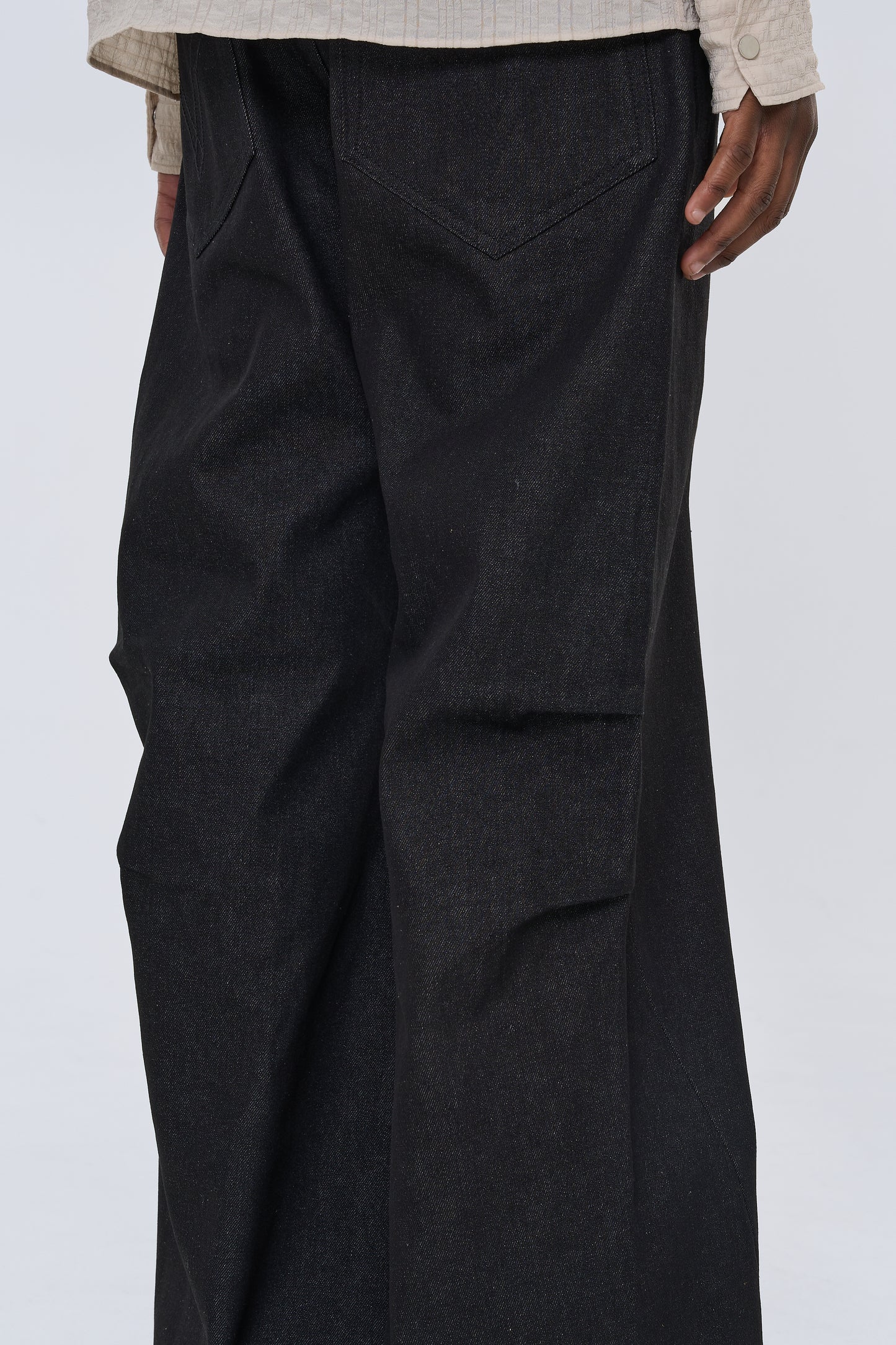 VOTIS　Knee Tuck Flare Denim