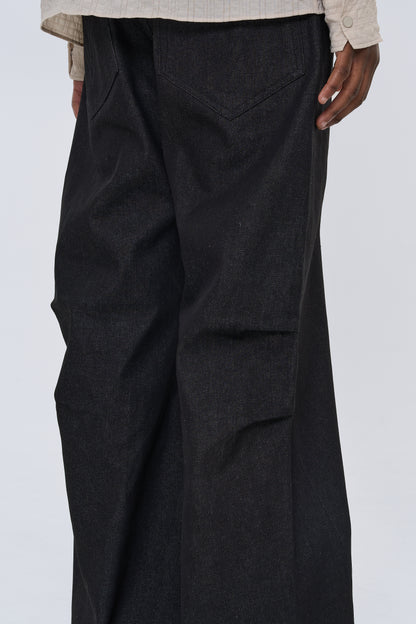 VOTIS　Knee Tuck Flare Denim