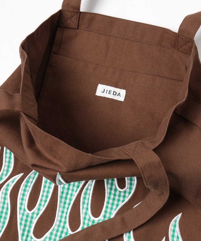 JIEDA　FLAME PATTERN TOTE BAG