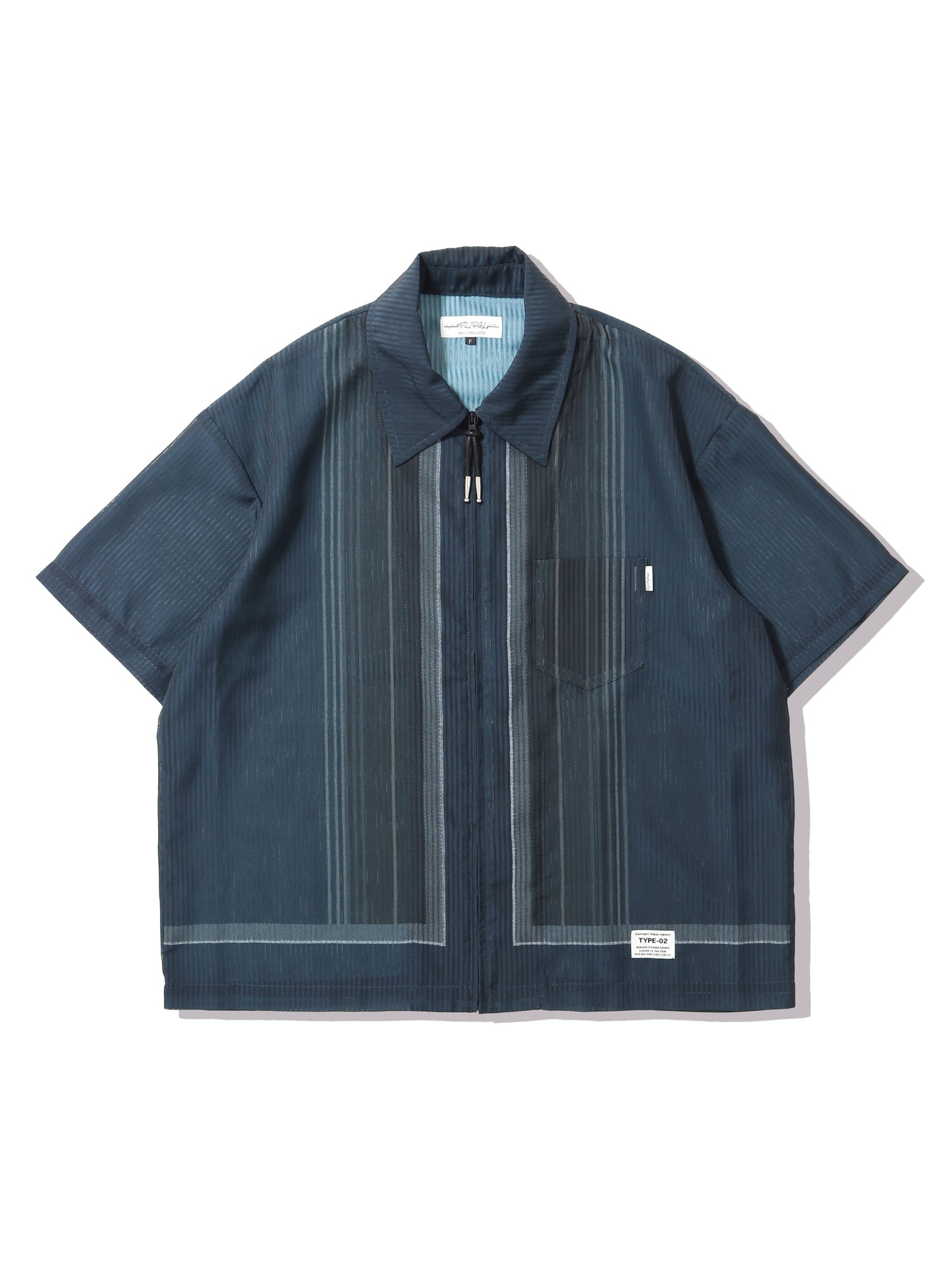 elephant TRIBAL fabrics　NO A/C ZIP SHIRT