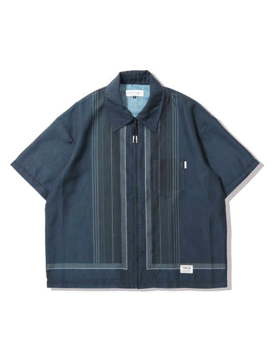 elephant TRIBAL fabrics　NO A/C ZIP SHIRT