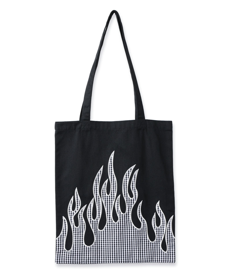 JIEDA　FLAME PATTERN TOTE BAG