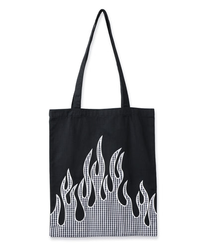 JIEDA　FLAME PATTERN TOTE BAG