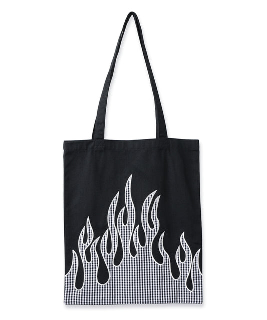 JIEDA　FLAME PATTERN TOTE BAG
