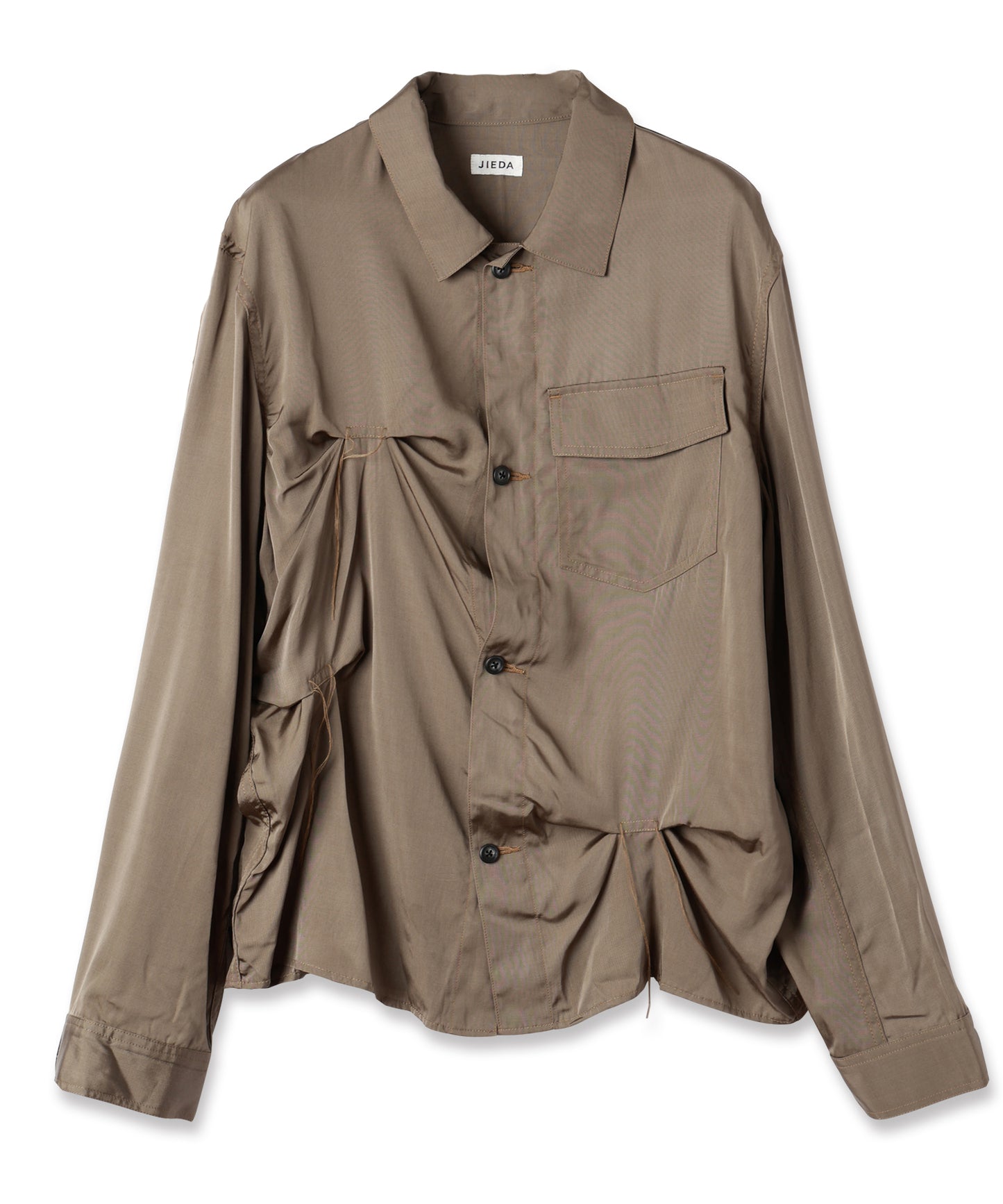 JIEDA　RAYON SILK SHIRT JACKET