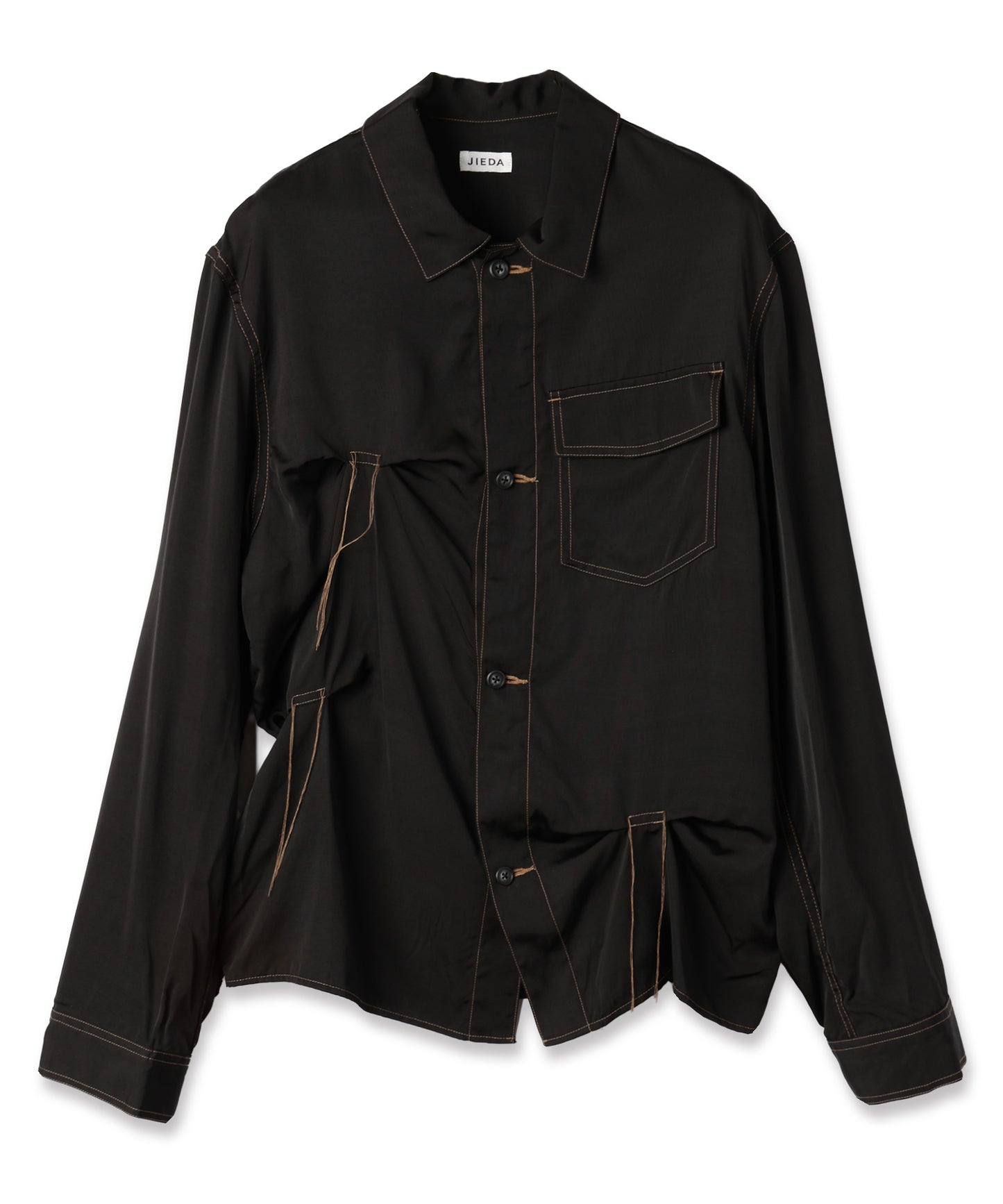 JIEDA　RAYON SILK SHIRT JACKET