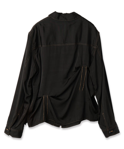 JIEDA　RAYON SILK SHIRT JACKET