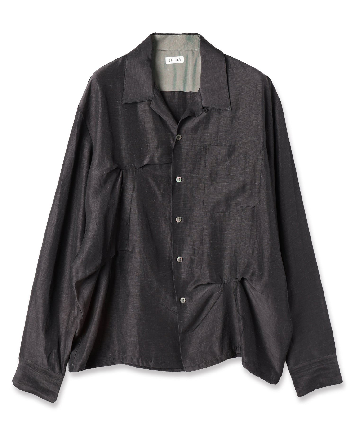 JIEDA HAND STITCH OPEN COLLAR SHIRT – KIKUNOBU