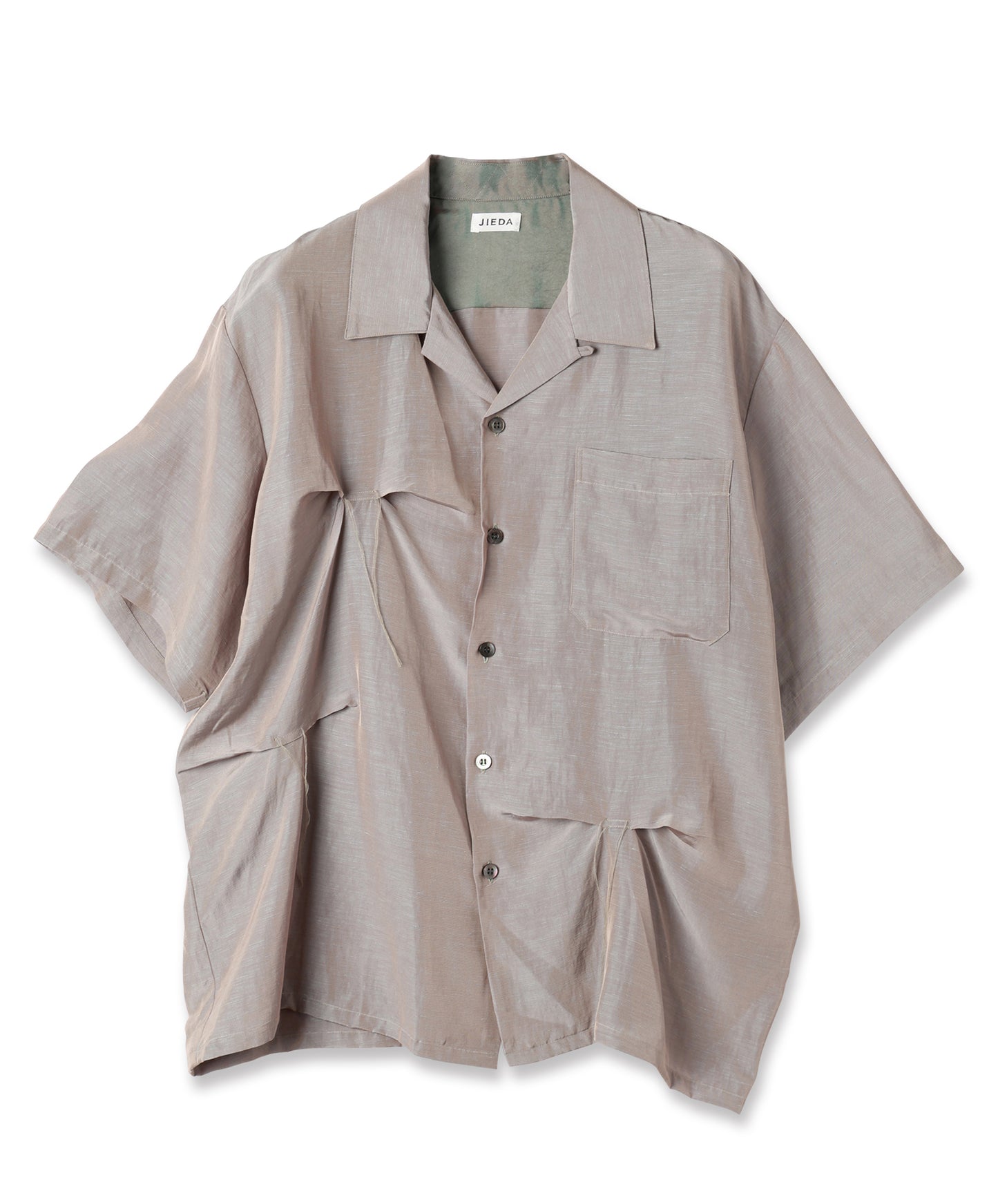 JIEDA　HAND STITCH OPEN COLLAR SHIRT S/S
