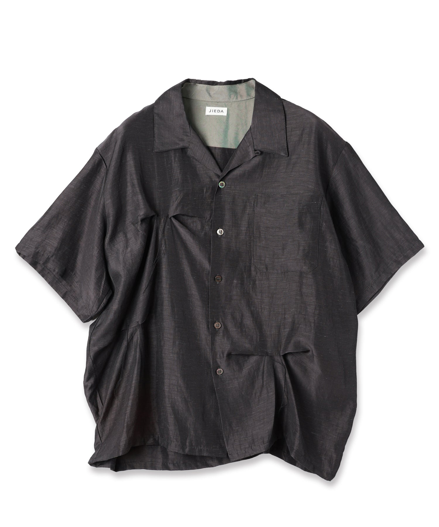 JIEDA HAND STITCH OPEN COLLAR SHIRT S/S – KIKUNOBU