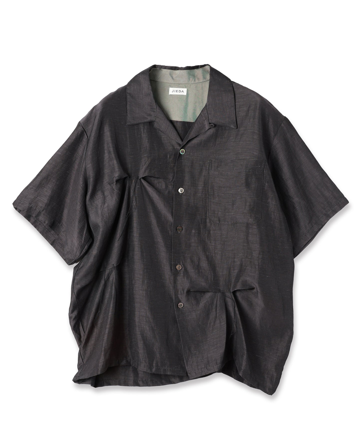 JIEDA　HAND STITCH OPEN COLLAR SHIRT S/S