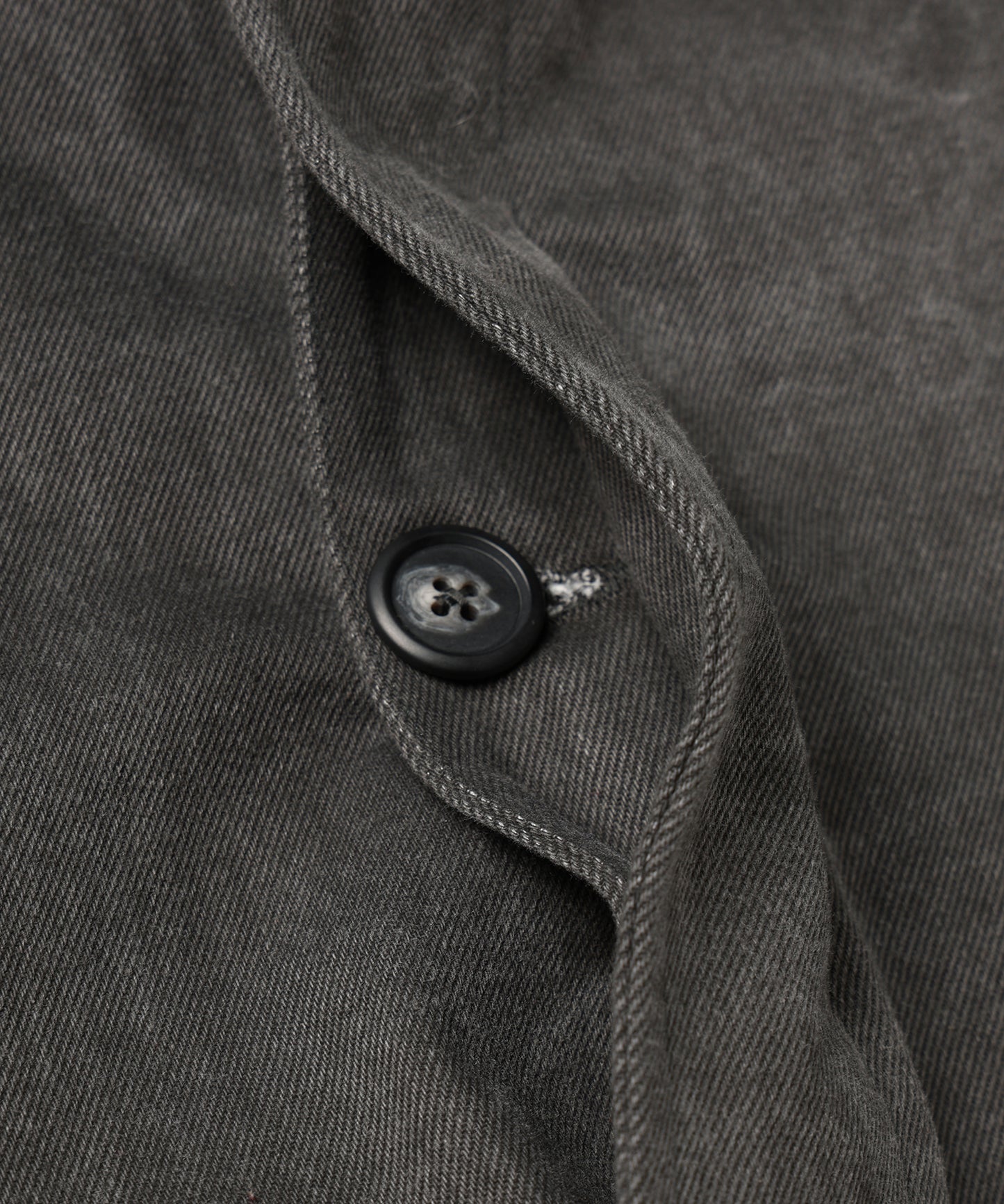 LEATHER COLLAR FADE OVER COAT