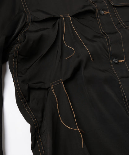 JIEDA　RAYON SILK SHIRT JACKET