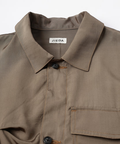 JIEDA　RAYON SILK SHIRT JACKET