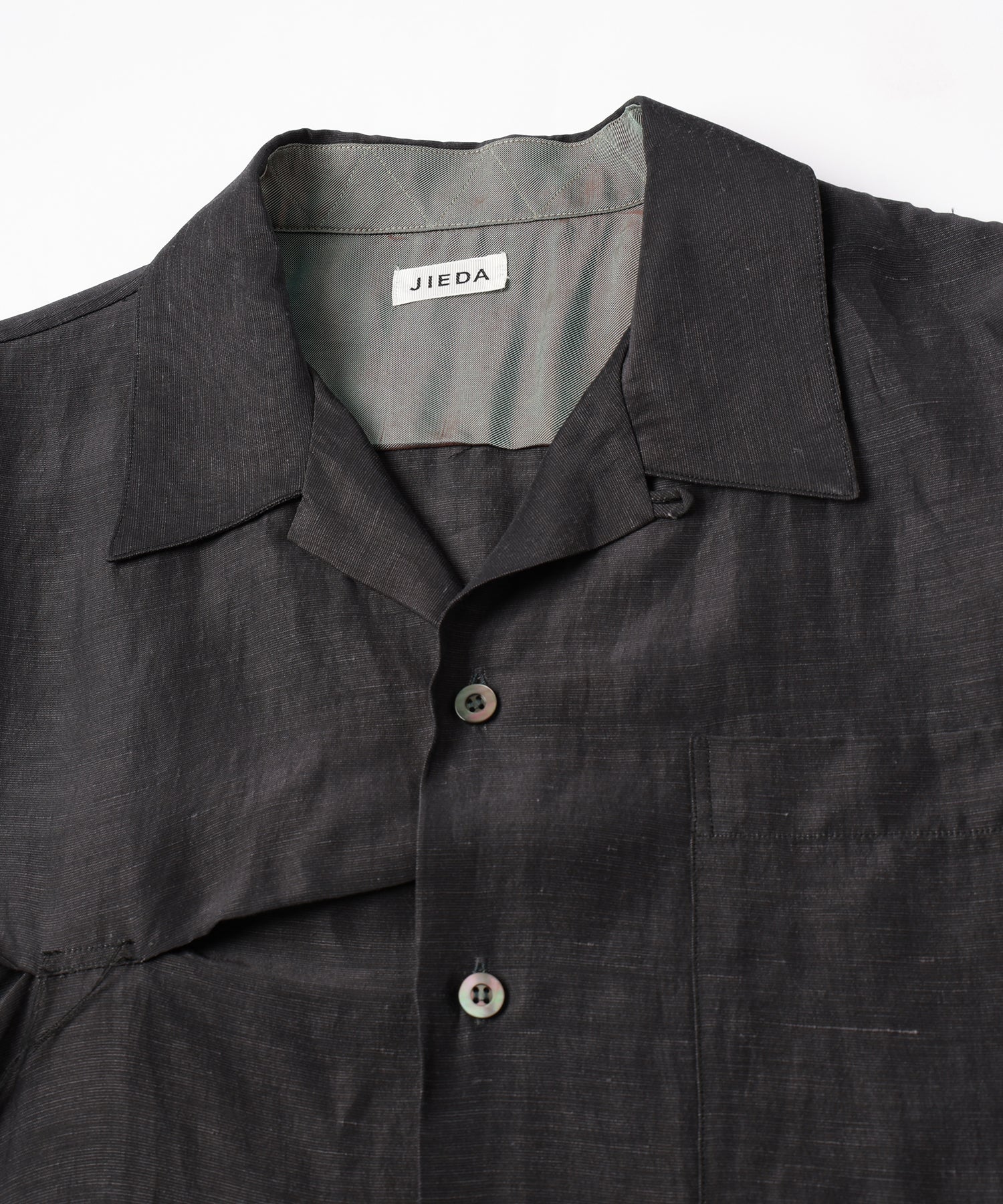 JIEDA HAND STITCH OPEN COLLAR SHIRT S/S – KIKUNOBU
