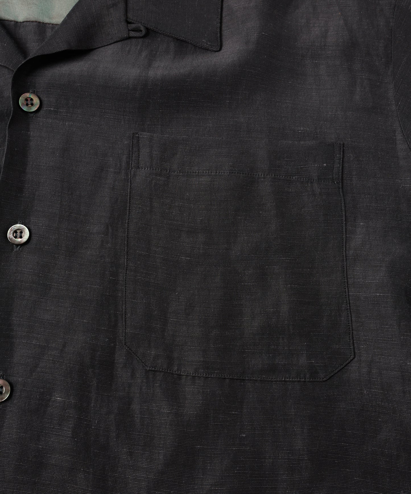 JIEDA　HAND STITCH OPEN COLLAR SHIRT S/S