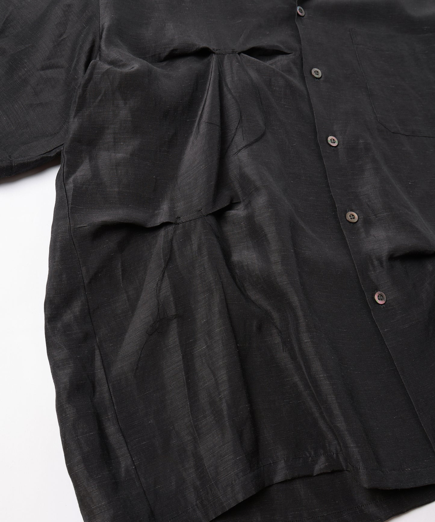 JIEDA　HAND STITCH OPEN COLLAR SHIRT S/S