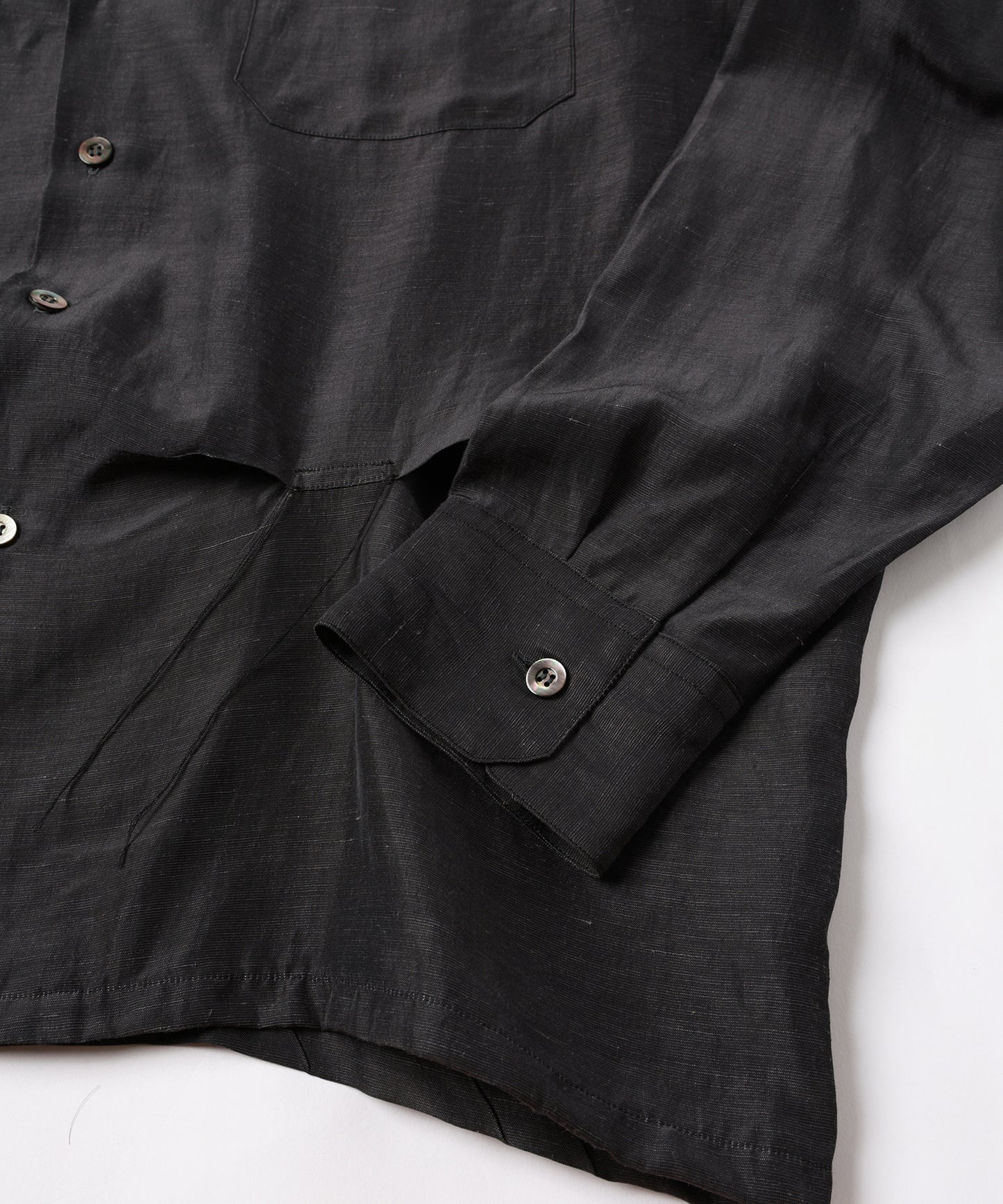 JIEDA　HAND STITCH OPEN COLLAR SHIRT