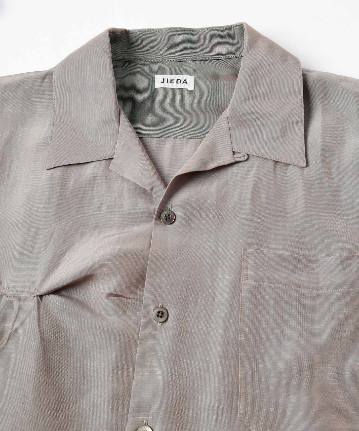 JIEDA　HAND STITCH OPEN COLLAR SHIRT
