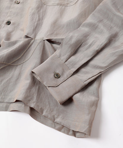 JIEDA　HAND STITCH OPEN COLLAR SHIRT
