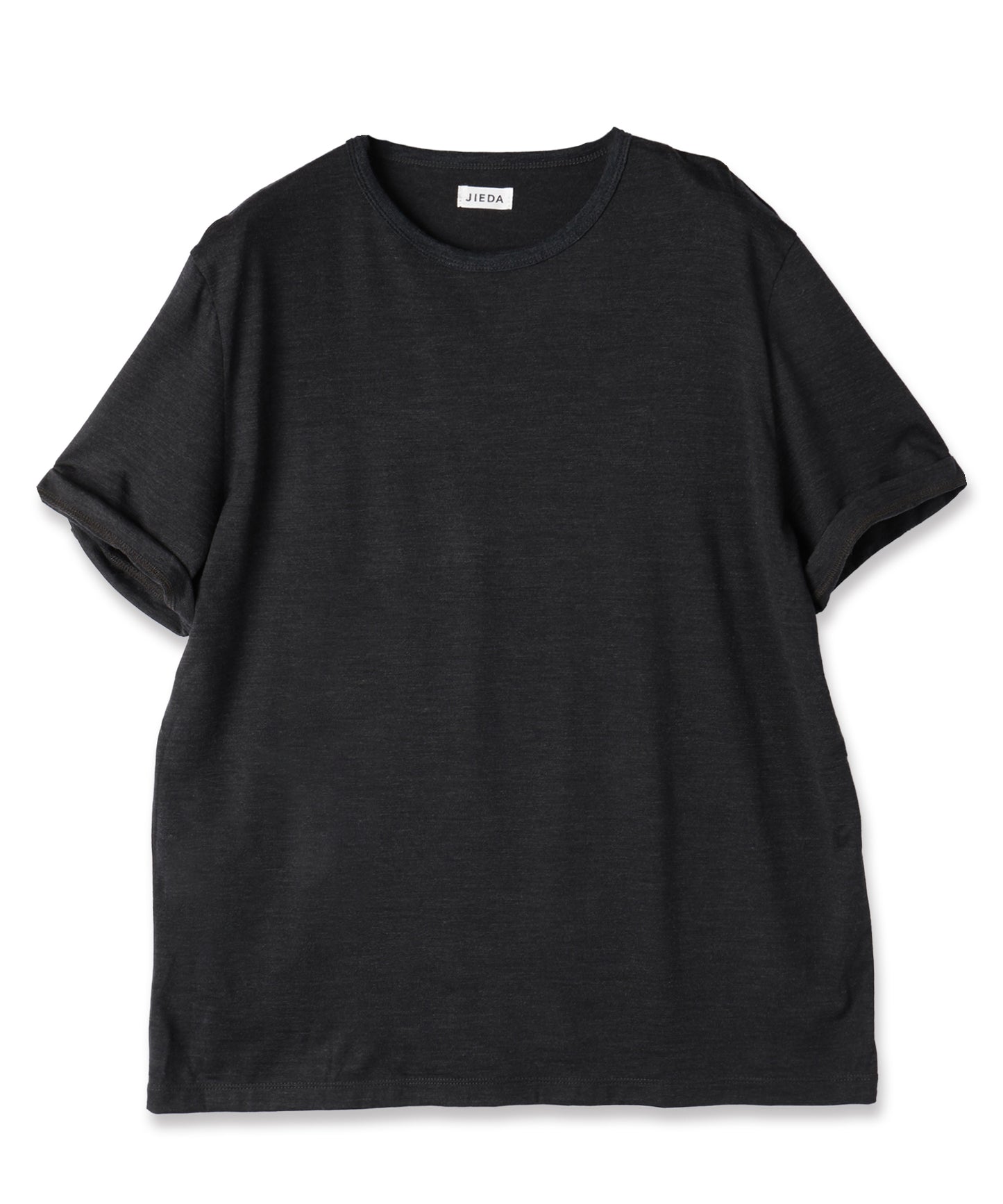 JIEDA　SLEEVE ROLL UP WOOL TEE