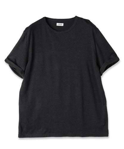 JIEDA　SLEEVE ROLL UP WOOL TEE