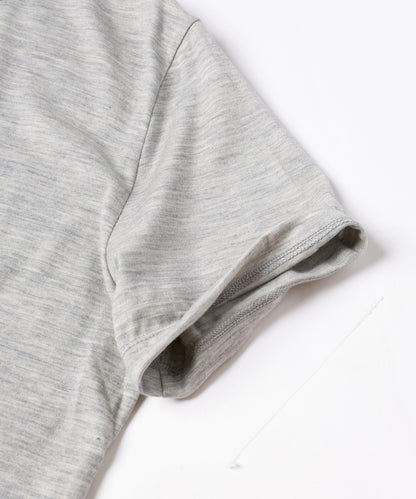JIEDA　SLEEVE ROLL UP WOOL TEE