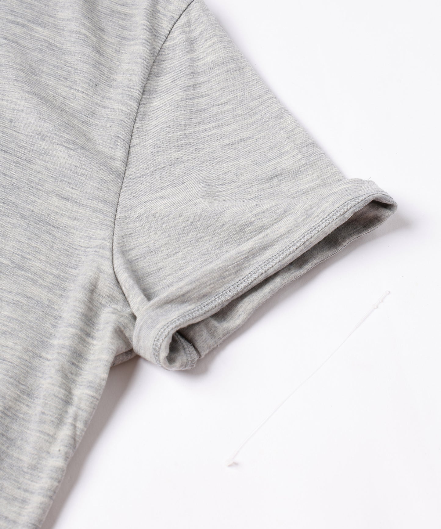 JIEDA　SLEEVE ROLL UP WOOL TEE