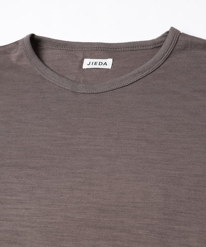 JIEDA　SLEEVE ROLL UP WOOL TEE