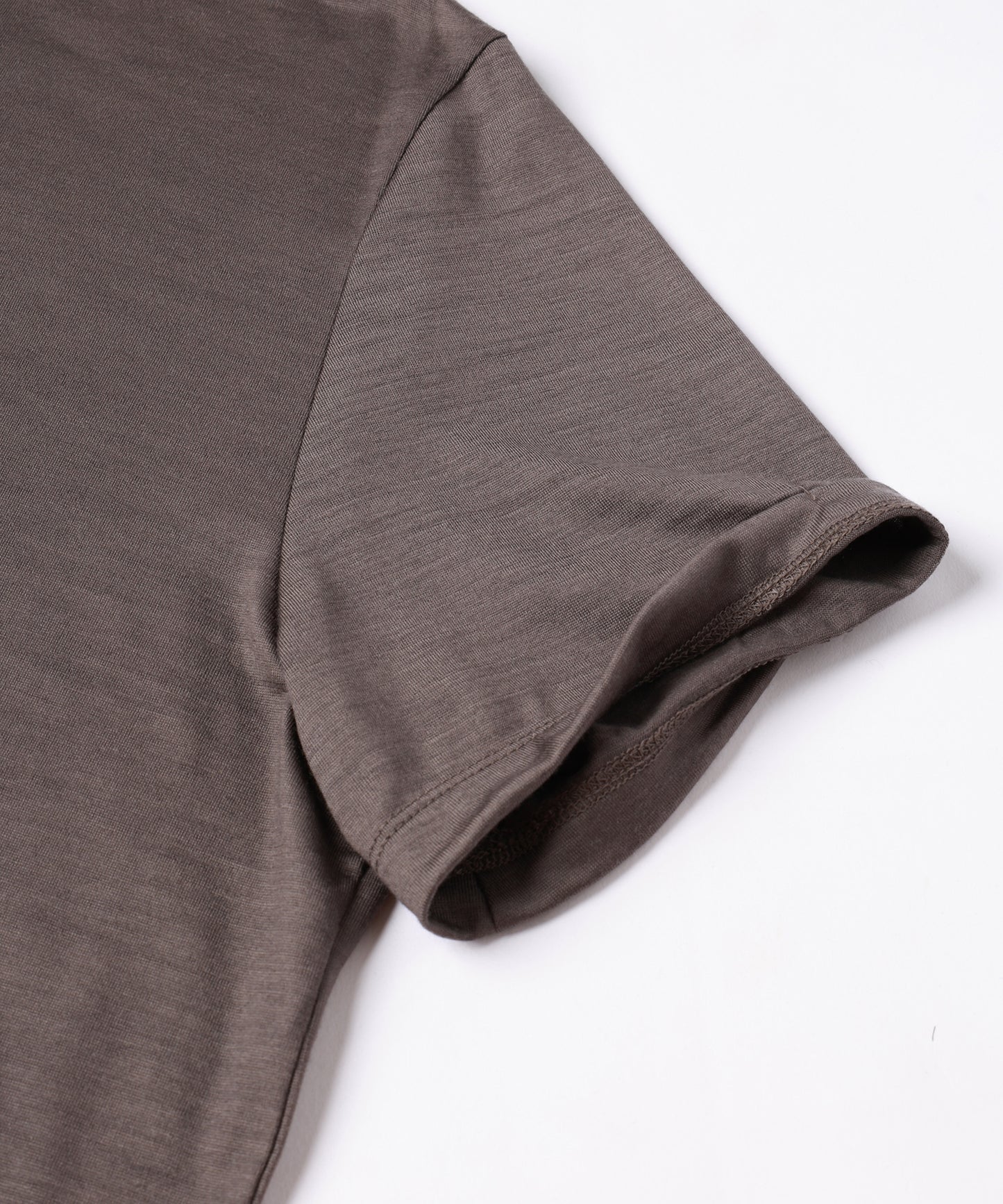 JIEDA　SLEEVE ROLL UP WOOL TEE