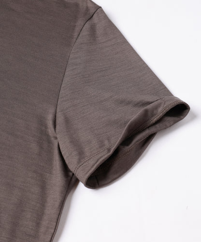 JIEDA　SLEEVE ROLL UP WOOL TEE