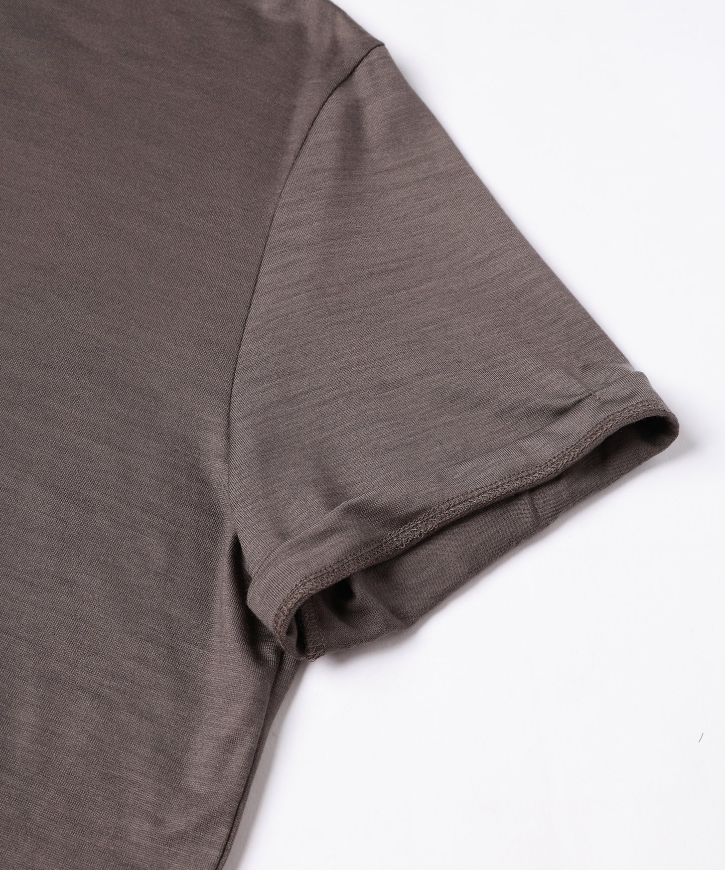 JIEDA　SLEEVE ROLL UP WOOL TEE