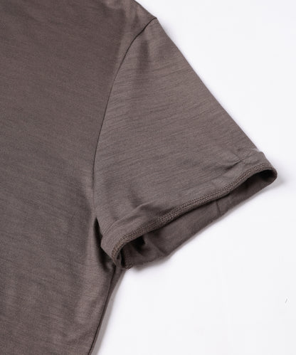 JIEDA　SLEEVE ROLL UP WOOL TEE